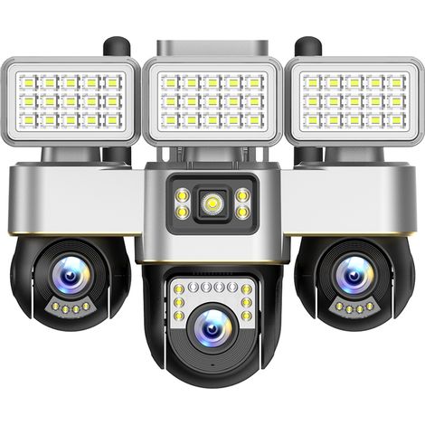 Caméra de surveillance 4G 2MP avec détection de mouvement – Double source lumineuse – Port Ethernet – Stockage jusqu'à 128 Go