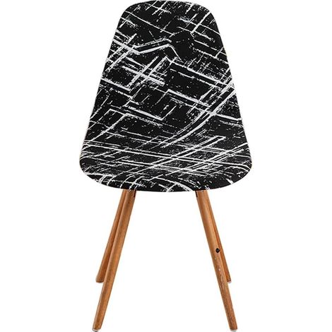 Housses de Chaise Salle à Manger Housse de Chaise scandinave pour Salle à Manger Extensibles 4 Pieces Résumé (1/5)