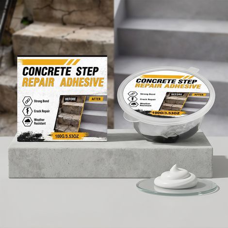 Colle de réparation multi-usages AB - Colle domestique pour coller, réparer, imperméabiliser et combler les fissures dans les sols. Convient à de nombreuses situations et est étanche. 100 g (1/5)