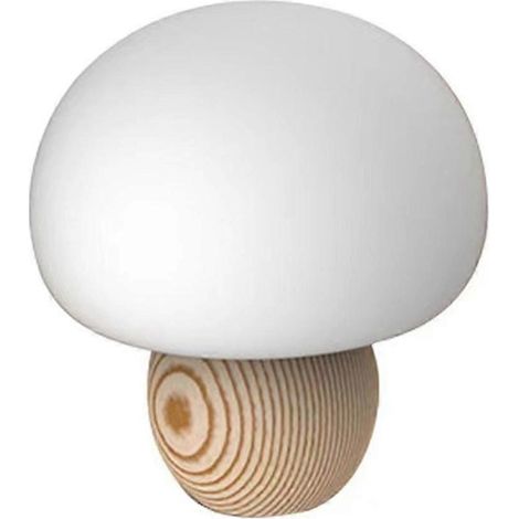 Veilleuse champignon, lampe de chevet rechargeable par USB (1/3)