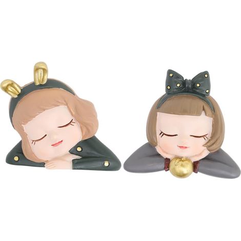 2pièces Décoration Murale Fille Autocollants Pour Salon Et Chambre Ado (1/5)