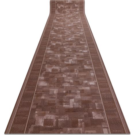 Läufer Antirutsch TRIBE braun 100cm brown 100x550 cm