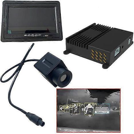 Caméra de vision nocturne anti-buée pour voiture, boîtier noir automatique IP67, imagerie thermique infrarouge pour la conduite, vision nocturne pour voiture ( ) (1/3)