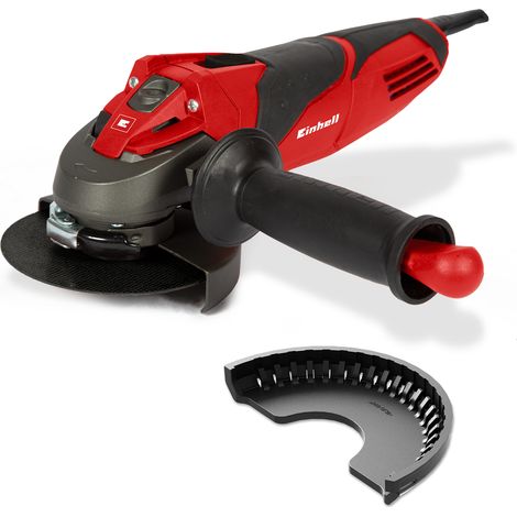 Einhell Winkelschleifer TE-AG 125/750 (750 W, Scheibenschutz mit Schnellverstellung, Spindelarretierung, vibrationsarmer Lauf, Wiederanlaufschutz, Sicherheitsschalter) (1/5)