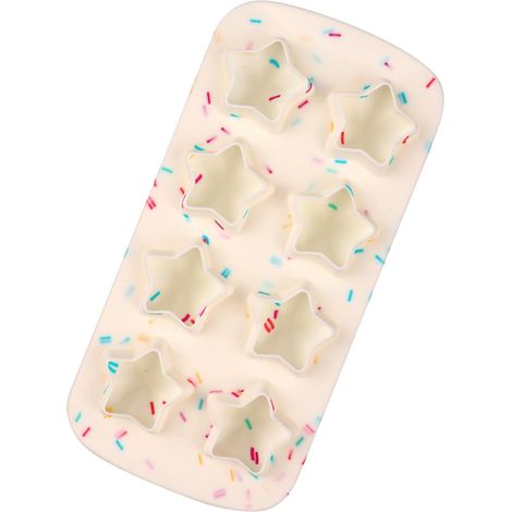 à Glaçons en Silicone Forme d'étoile Moule Glace Flexible Treillis de (1/4)