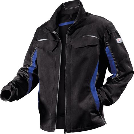 Kübler Jacke Pulsschlag Gr. 56 schwarz/kbl.blau