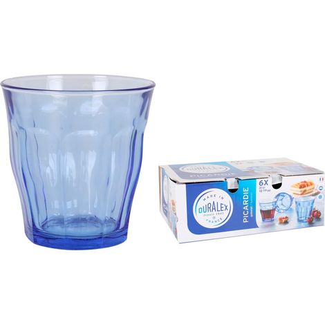 Verre Duralex PICARDIE MARINE 310 ml bleu - lot de 6 pcs.