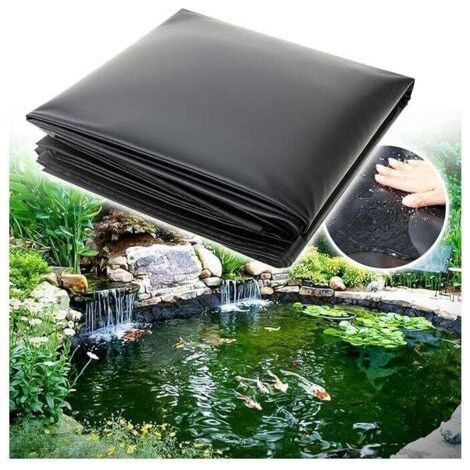 Pond liner for fish pond, swimming pool, reinforced membrane 3 m x 2 m 20S (0.20mm), swimming pool membrane (1/4)