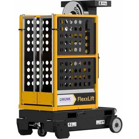 Munk manueller Vertikalmastlift ML Flexxlift Arbeitshöhe 4,08m