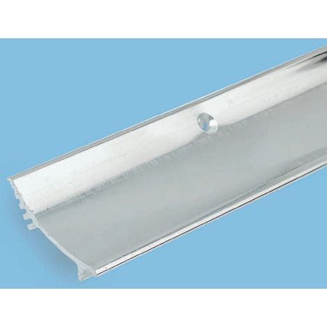 Rs Pro – Barre de seuil antipluie en aluminium 838mm x 32mm x 20.75mm – Déflecteur de pluie pour conditions extrêmes – Fixation facile