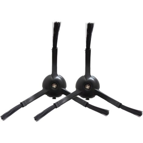 4 schwarze Seitenbürsten für Xiaomi Mijia / Stone S50 Serie Saugroboter