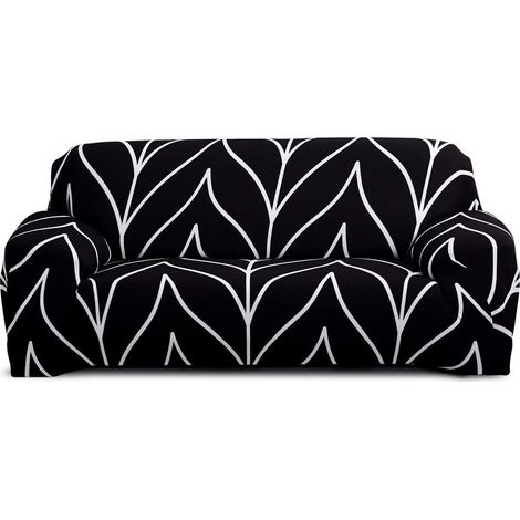 Housse de Canapé Extensible 2 Places,Revêtement de Canapé Couverture de Canapé avec Accoudoirs (A,2 Places)