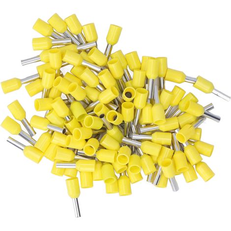 100 Pièces Connecteur à Pince Froid E2508 pour Câble en Cuivre, Borne de Raccordement Électrique (1/5)