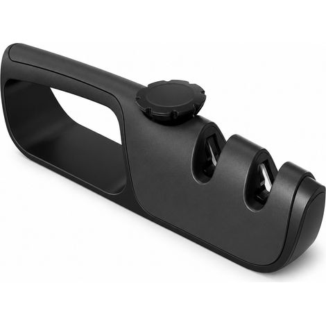 Aiguiseur de Couteaux Réglable pour Cuisine Noir 3 Fentes (1/5)