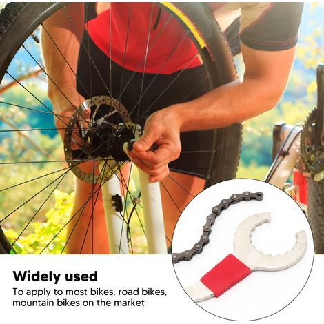 Kit de Réparation Vélo 9 Outils - Extracteur de Manivelle, Clé à Rayon et Pince à Chaîne pour Bicyclette (1/5)