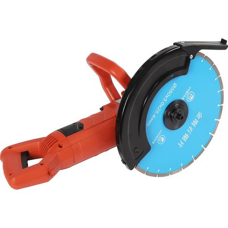 Electric Circular Saw Steel Stone, Power Tools Electric Disc Cutt, Wood Cutting Machine Cutter w/Saw Blade for Cut Tiles Marble Granite, Locking Button, 3000W, 3800r/min (1/5)