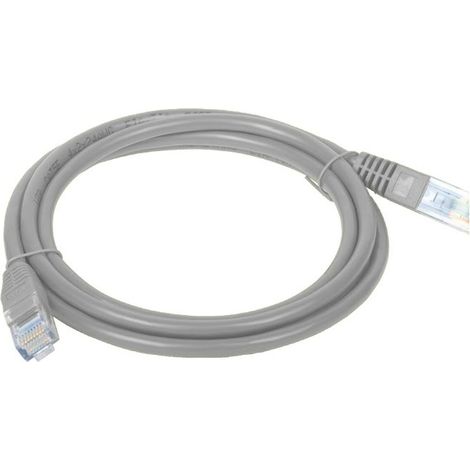 Patchkabel U/UTP Kat. 6 PVC 7,0 m grau Alantec