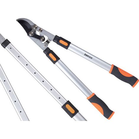 Tijeras telescópicas de 70 cm de paso – Brixo con asta extensible – trabajo en altura