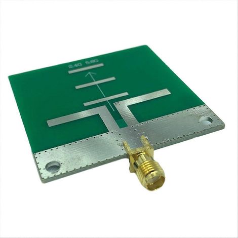 Zweifrequenzantenne (2,4 GHz / 5,8 GHz) für Bild- und Videoaufnahmen Verstärkung: 6–7 dB (1/5)