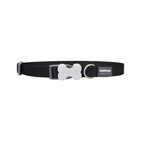 Collier chien réglable Red Dingo Basic noir Taille : T2