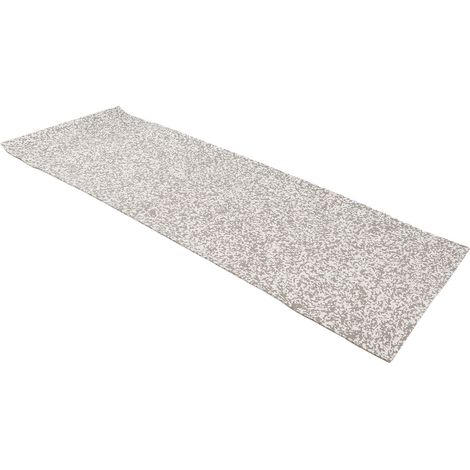 Tapis de sol camouflage EVA 240 x 90 cm, résistant aux chocs et à l'eau, isolation thermique, pour bateau, yacht, piscine, gris et blanc (1/5)