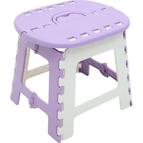 Chaise Pliante en Plastique Portable pour Camping Pieds Antidérapants Légère et Facile à Ranger pour Randonnée et Escalade (1/4)