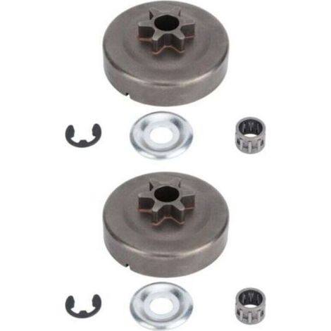 Pignons tambour embrayage STIHL Transmission moteur 2pcs, compatible 017/018/021/023/025/MS170-MS250 Propriétaires STIHL (1/4)