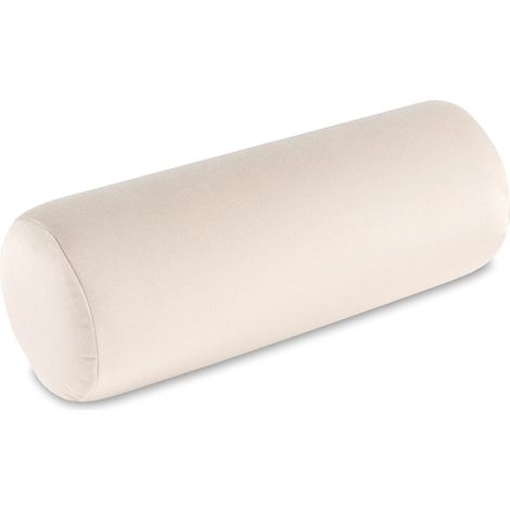 Cuscino Polochon grigio Ø16x40 cm – Supporto cilindrico per divani e letti (1/5)