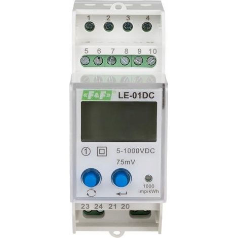Contatore di energia ff le-01dc 5-1000V DC display LCD (1/3)