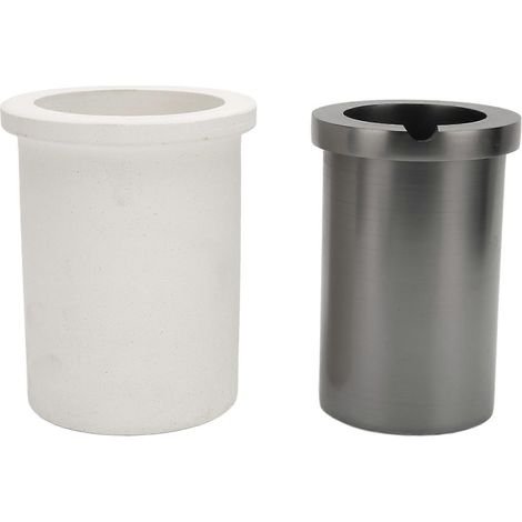 Ensemble de creusets pour la fusion de l'or, en graphite de haute pureté résistant à la chaleur, pour four de fusion par induction, pour cuivre et aluminium.