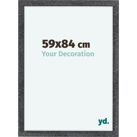 yd. - Cadre photo 59x84 - Gris Patine - MDF - Como (1/5)