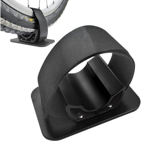Support De Fourche De Vélo, Support De Roue Arrière De Vélo De Toit De Voiture, Bloc De Vélo Polyvalent, Support De Fixation De Fourche De Vélo, Support De Roue Arrière De Vélo,de (1/4)