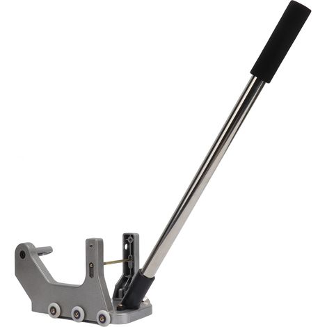 Support pour nettoyeur de joints de carrelage en alliage d'aluminium argenté, réglable, pour la décoration. (1/5)