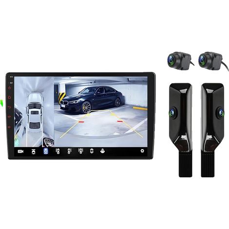 Radio para coche, funciones multimedia, integración con smartphone, compatible con BMW E39 1995-2003, V9 Plus (6G 128G) Negro 9" (1/2)