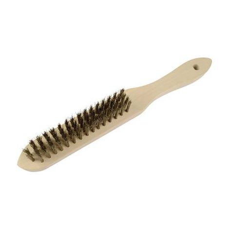 BROSSE EN FILS D'ACIER LAITONNÉS 4 RANGÉES BRÜDER MANNESMANN (1/2)