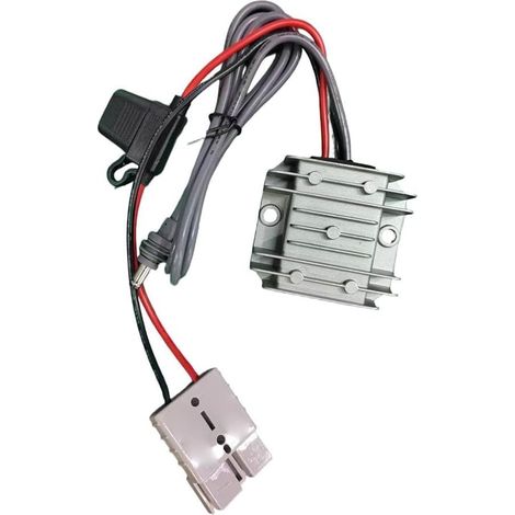 Starlink Adaptateur pour mini voiture 12 V 24 V vers 30 V DC Booster pour alimentation stable dans camping-car, camion, bateau – Boîtier en aluminium argenté étanche IP68 (femelle) (1/5)