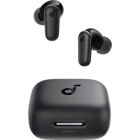 Soundcore P30i Cuffie Bluetooth senza fili con cancellazione del rumore de Anker, cancellazione del rumore potente e intelligente, bassi potenti, 45 ore, custodia 2 in 1 e supporto per cellulare, IP54