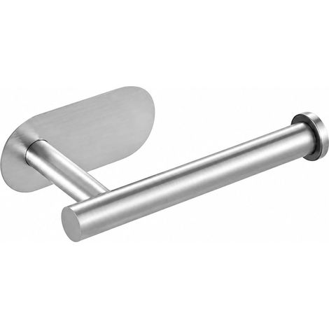 Porte-essuie-tout de salle bain, acier inoxydable (1/5)