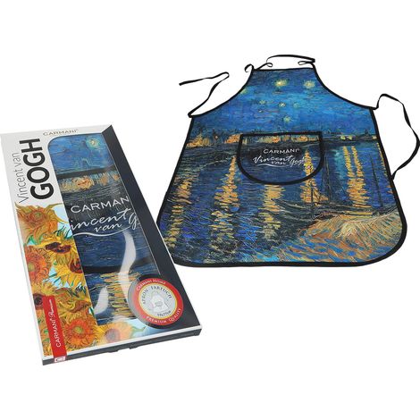 Grembiule da cucina - V. Van Gogh. Notte stellata sul Rodano (Carmani)