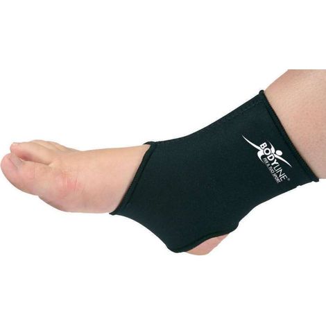 BODYLINE Cavigliera Neoprene Supporto Elastico per Caviglia Comfort Originale