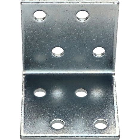 Equerre 40X40X40 Epaisseur 2 Acier zingué - 1 pièce (1/4)