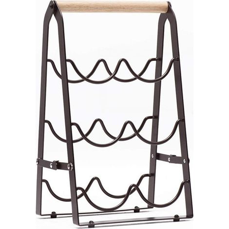 Porte-bouteilles décoratif en fer forgé, étagère à champagne vintage 4.2(5) (1/5)