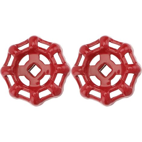 Stück Roter Absperrhandrad Ventilgriff 6x6mm Quadratisch für (1/5)
