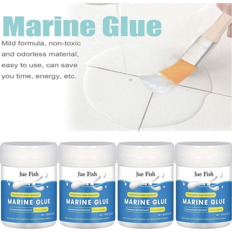 Lot de 4 agents anti-fuite imperméables, mastic isolant transparent 100g (1/5)