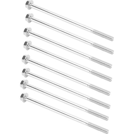 20 vis à tête hexagonale allongée M6 x 120mm pour machines agricoles et usage domestique