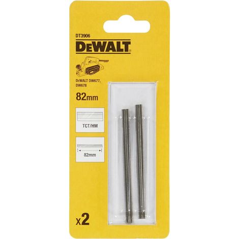 DeWalt DT3906-QZ 82mm TCT & Reversible Blades For use with DW677, DW678K, DCP580 corded and cordless planers
