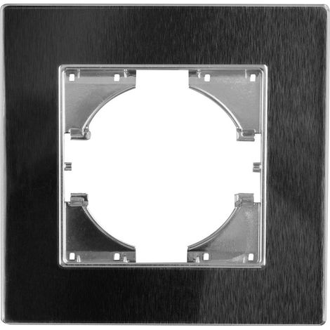 Cadre Encastrer Aluminium Noir Onlex 1 Élément (1/2)