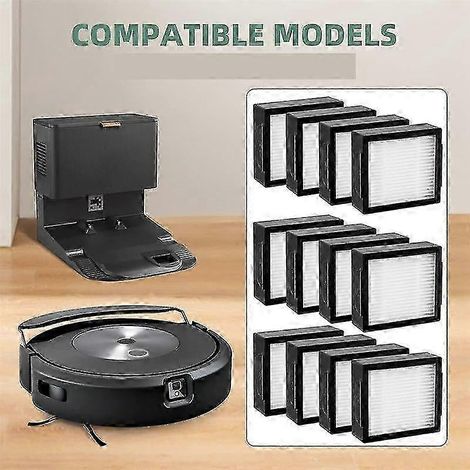 iRobot Combo J7/J7+ HEPA-Filter-Ersatz, Allergen Defense Staubsauger-Ersatzteile Edition 0618 (1/4)