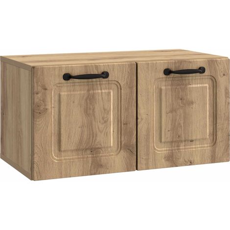 Mueble para TV de pared Roble Artesanal 59,5 x 31 x 30 cm