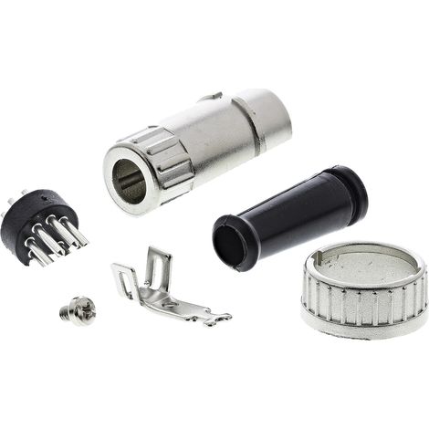 Connecteur DIN RS PRO, 7 contacts, Mâle, Montage sur câble ( Prix pour 1 )